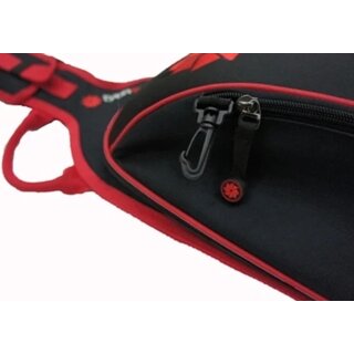 typhoon8 Drachenboot Paddeltasche AB3 Schwarz/Rot